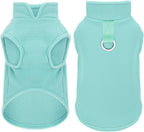 Paiaite sleeveless pullover fleece vest for small dogs front view cozy dog sweater