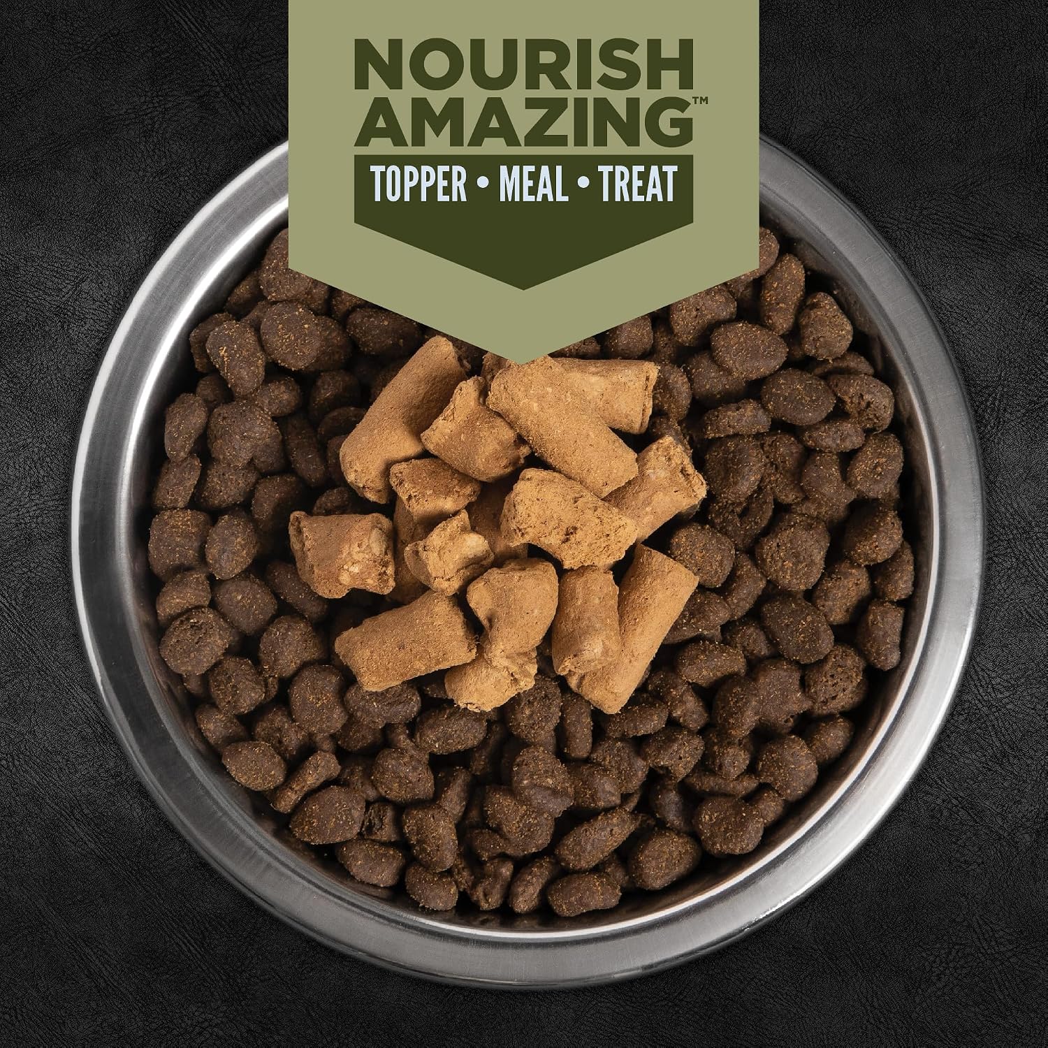Biologically appropriate dry dog food formula for all breeds