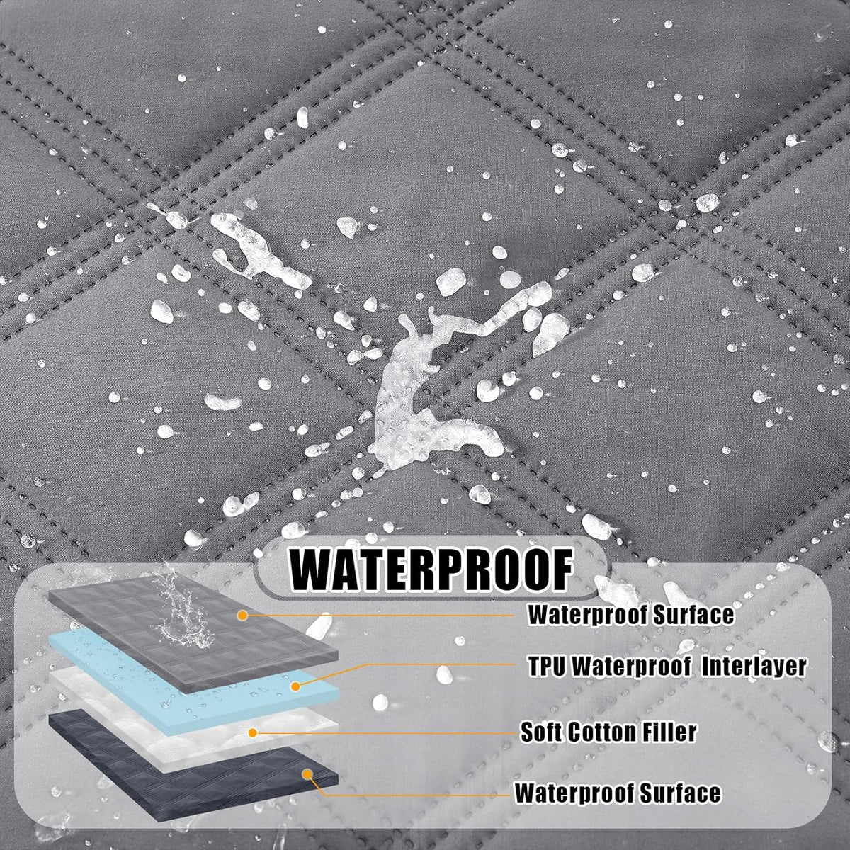 Smiry reversible pet blanket showing grey and dark grey contrast options