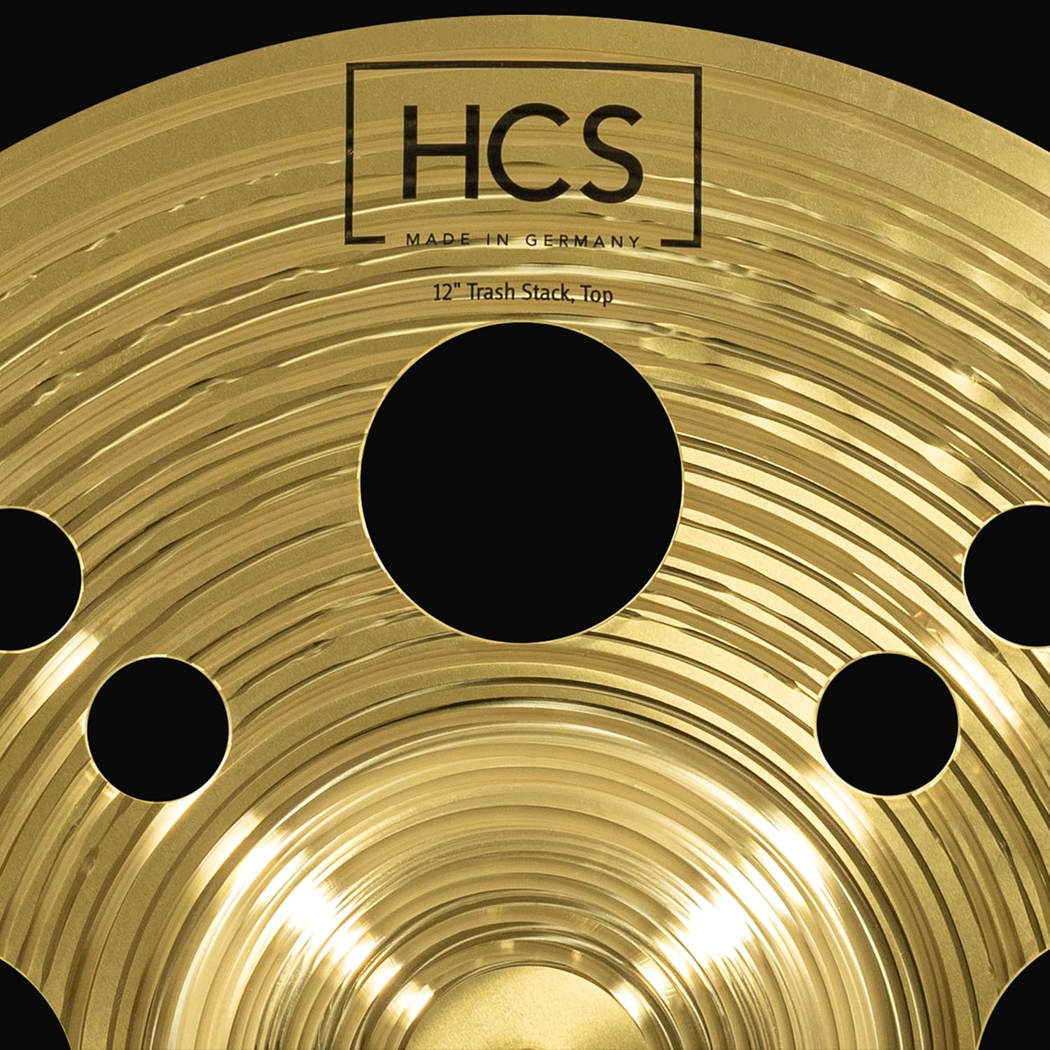 Meinl 12" Trash Stack Cymbal Pair with Holes - HCS Traditional Finish Brass for Drum Set, Made In Germany, 2-YEAR WARRANTY (HCS12TRS) - Image 10