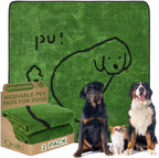 Qeils Reusable Puppy Pads, Washable Pee Pads for Dogs 2 Pack Durable Absorbent Leakproof Dog Training Pads for Home or Travel, Non-Slip Wee Wee Pads Potty Pads 18"x24" - Image 14