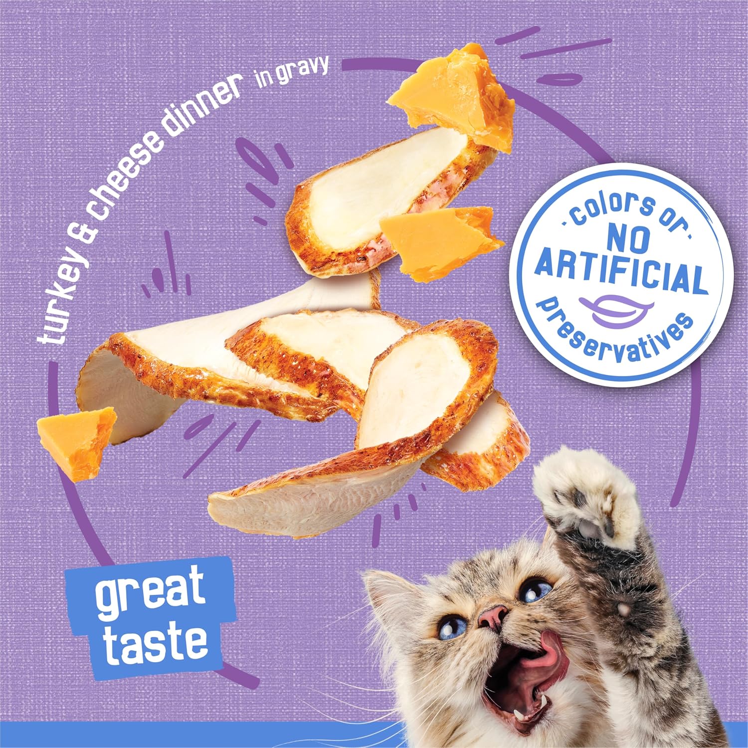 Authentic USA Imported Purina Friskies Wet Cat Food Label Details