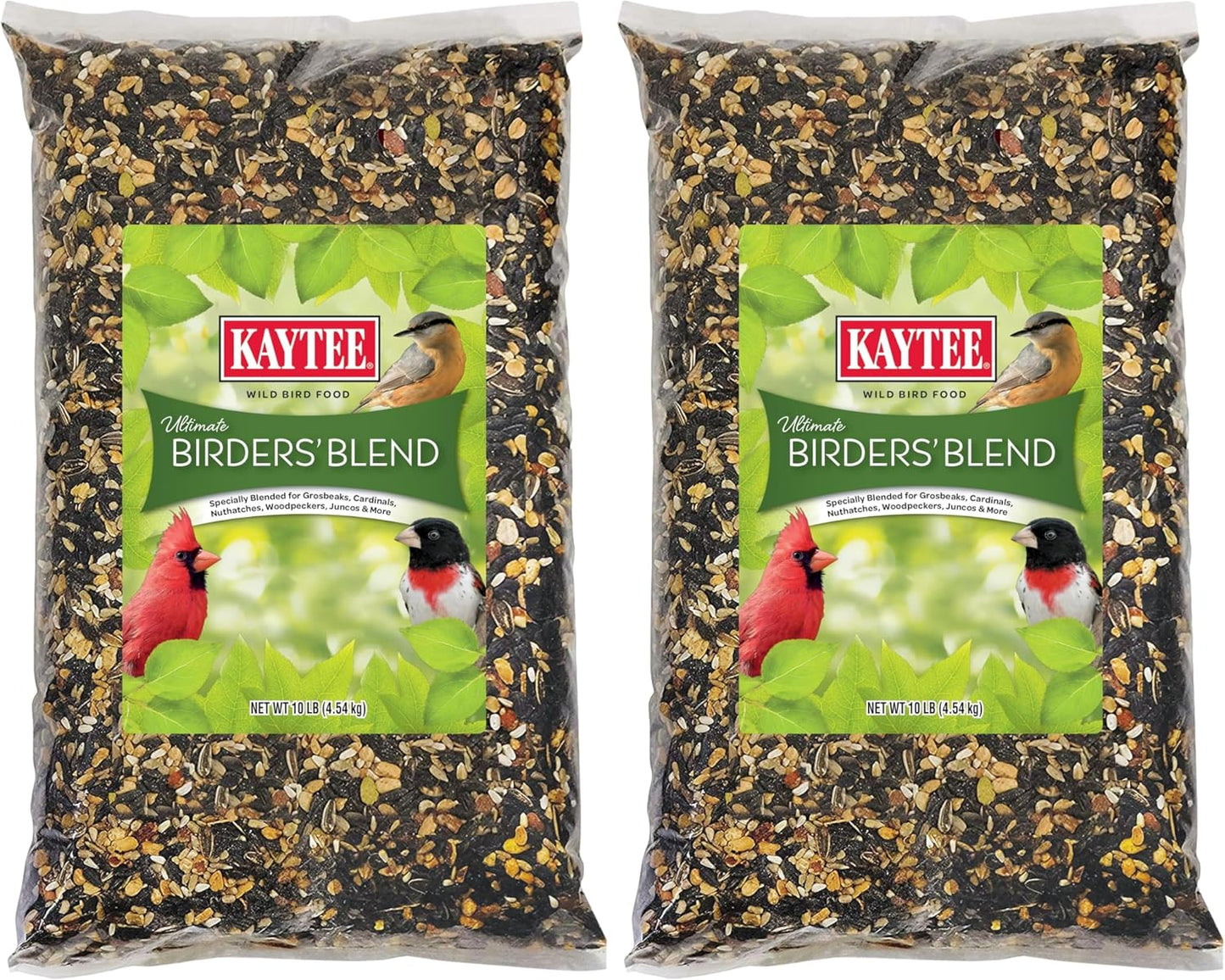 Kaytee Wild Bird Ultimate No Mess Wild Bird Food Seed For Cardinals, Finches, Chickadees, Nuthatches, Woodpeckers, Grosbeaks, Juncos and Other Colorful Songbirds, 9.75 Pound - Image 9