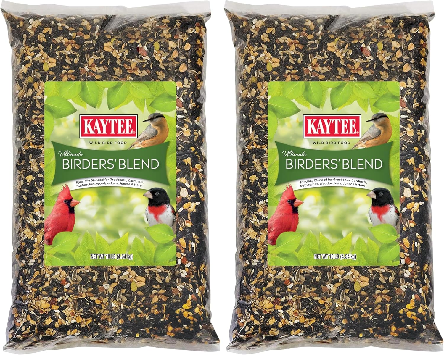 Kaytee Wild Bird Ultimate No Mess Wild Bird Food Seed For Cardinals, Finches, Chickadees, Nuthatches, Woodpeckers, Grosbeaks, Juncos and Other Colorful Songbirds, 9.75 Pound - Image 9