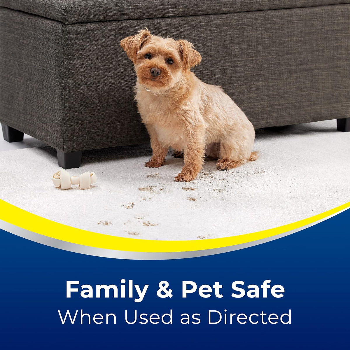 Authentic Bissell Woolite pet care cleaner solution for household stain management