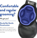 Wahl horse grooming glove showcasing the mesh polishing side