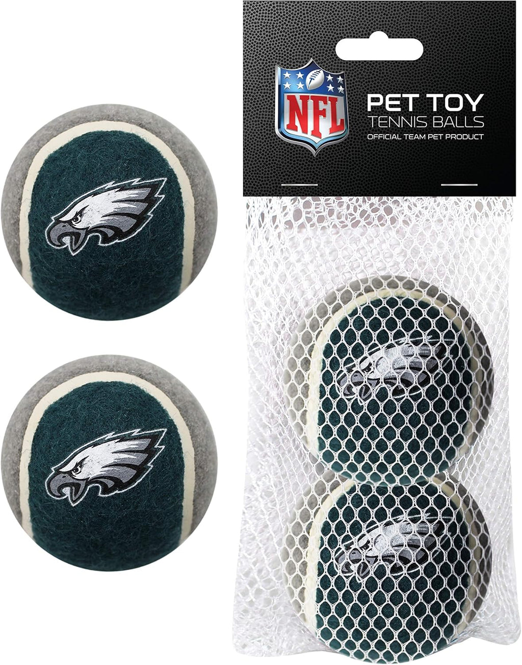 Pets First New England Patriots tennis balls back display