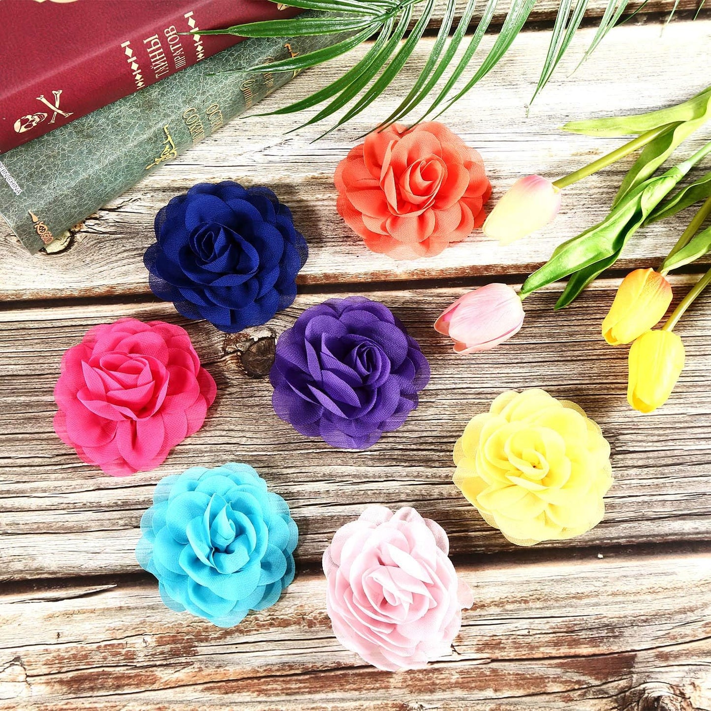 Leinuosen pet grooming flower charms packaging collection for small dogs