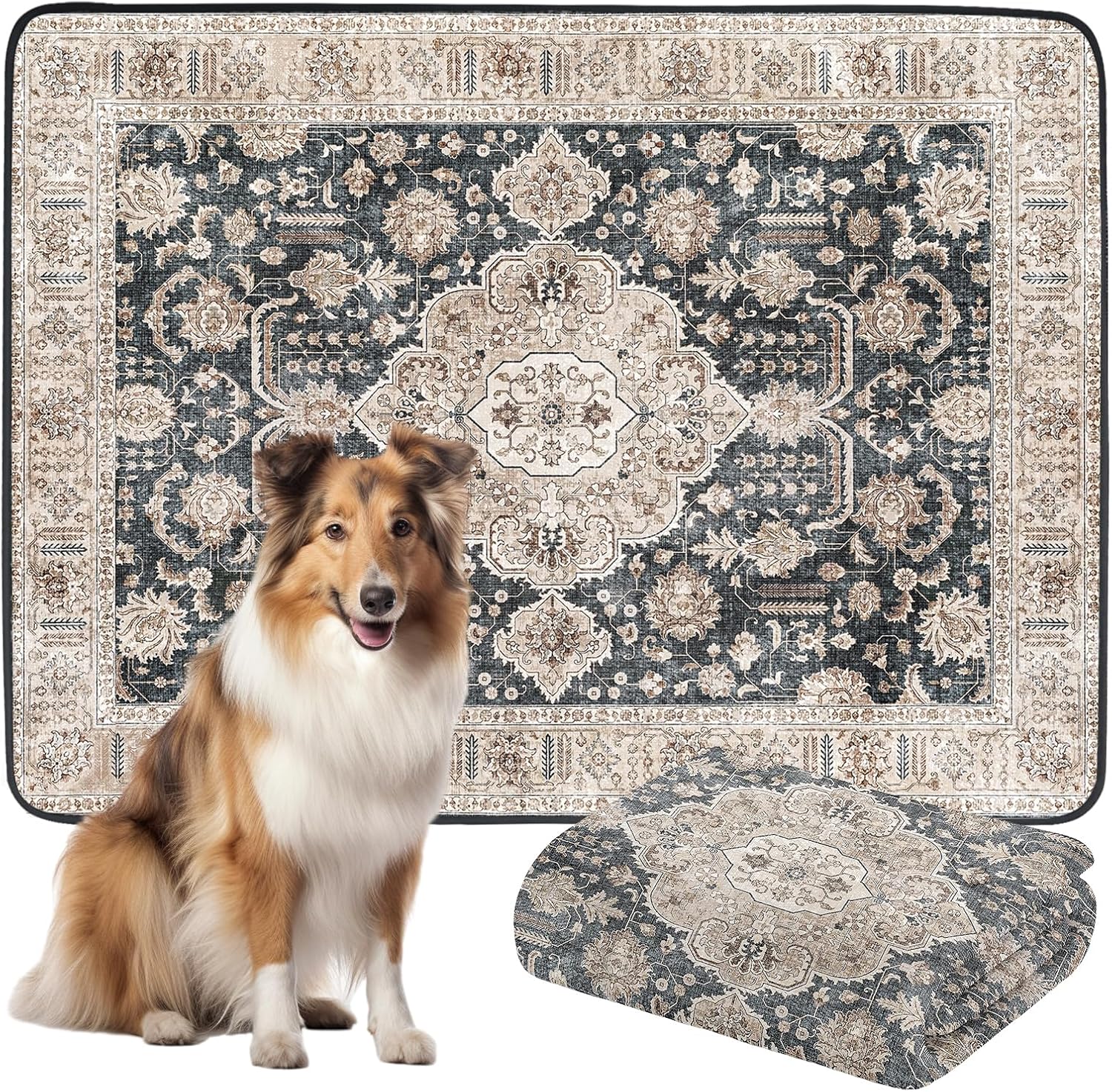 Dogcator Washable Pee Pads for Dogs, 2 Pack Reusable Puppy Training Pads. 36''x48'' Super Absorbent Dog Rugs, Non-Slip and Leakproof Pee Mat for Dogs, Whelping Pads for Crates and Floors - Image 13