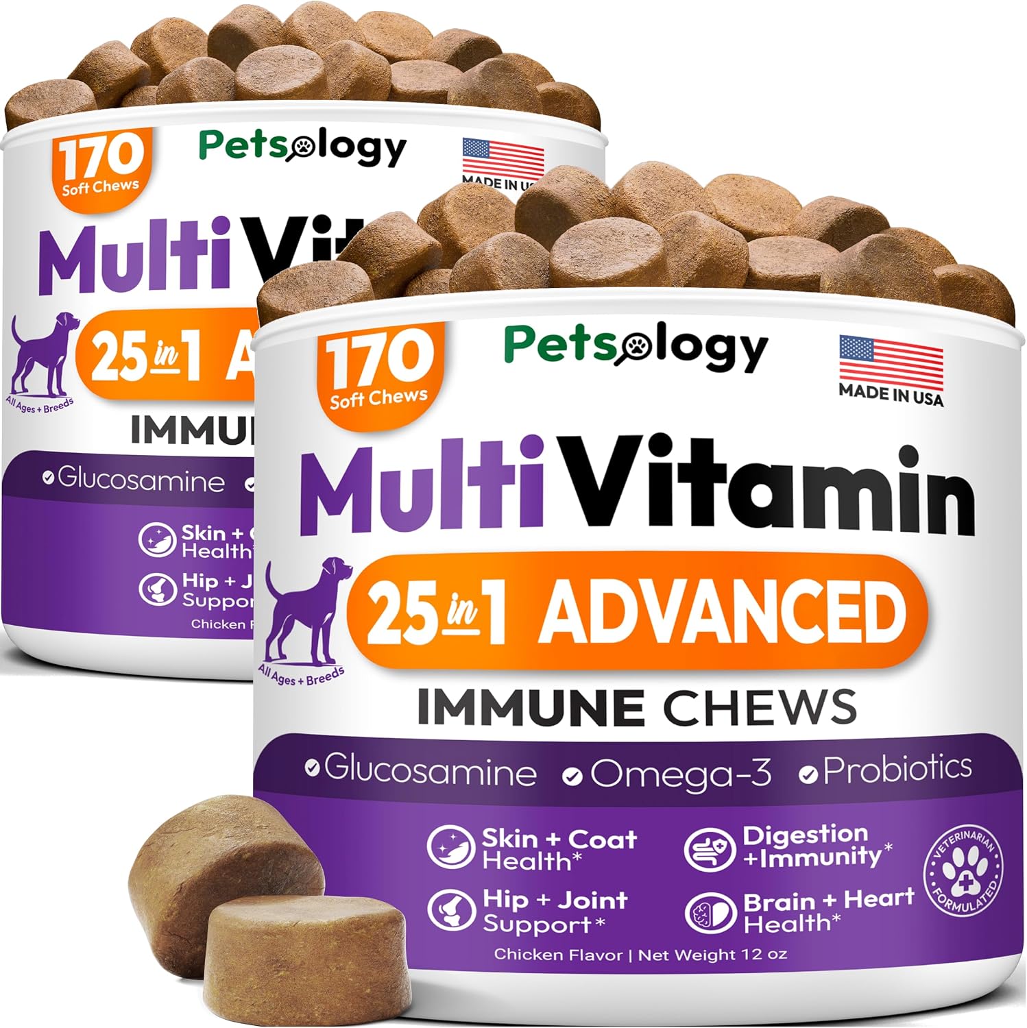 Turkey Tail Mushroom for Dogs - 170 Chews - Lion's Mane - Shiitake - Reishi - Buddy Immune Support Guard - Mushroom Supplement for Dogs Lumps and Bumps Glucosamine, Health Vitamins Multivitamin - Image 13
