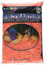 Estes Spectrastone Permaglo Orange Aquarium Gravel front view packaging