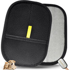 INABULETWO pet hair removal gloves brush front view