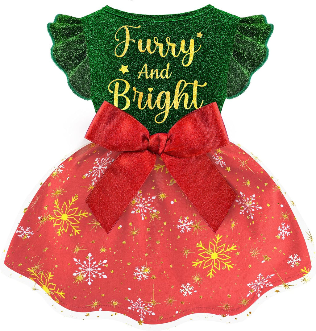 Dog Birthday Girl Dress Ruffle Dog Dress with Sparkly Pink Bowknot Tulle Birthday Princess Pet Clothes for Small Medium Large Dogs Girls Boys Cats Outfit Apparel - Image 14