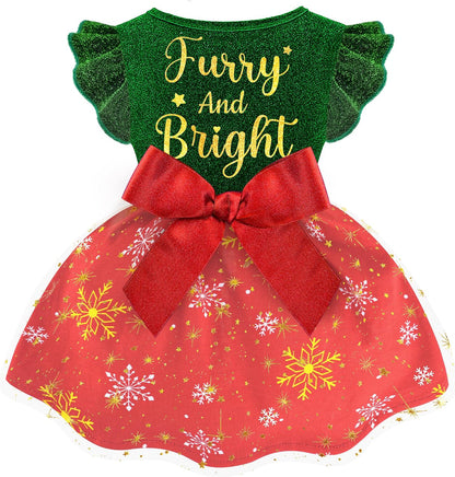 Dog Birthday Girl Dress Ruffle Dog Dress with Sparkly Pink Bowknot Tulle Birthday Princess Pet Clothes for Small Medium Large Dogs Girls Boys Cats Outfit Apparel - Image 14