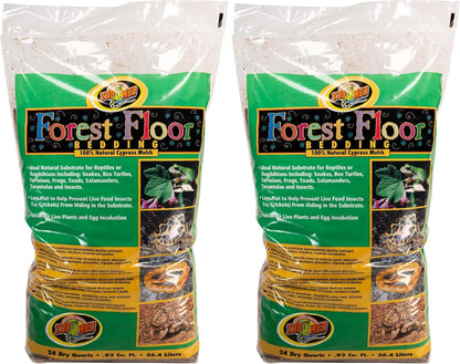 Zoo Med forest floor bedding 24 dry quarts display angle