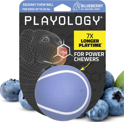 Playology Dog Toys | Squeaky Chew Ball for Large Dogs | Chicken Scented Jumbo Dog Ball | Bouncy Floating Chew Toys for Fetch - Image 12