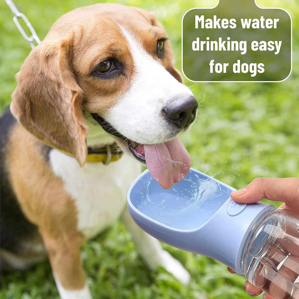 Leak proof dog travel bowl dispenser with silica gel seal ring mechanism