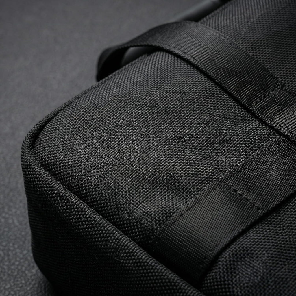 Shinvan multi purpose travel organizer bag with zippered front accessory pouch.