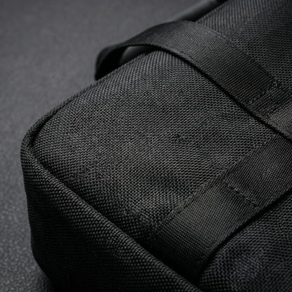 Shinvan multi purpose travel organizer bag with zippered front accessory pouch.