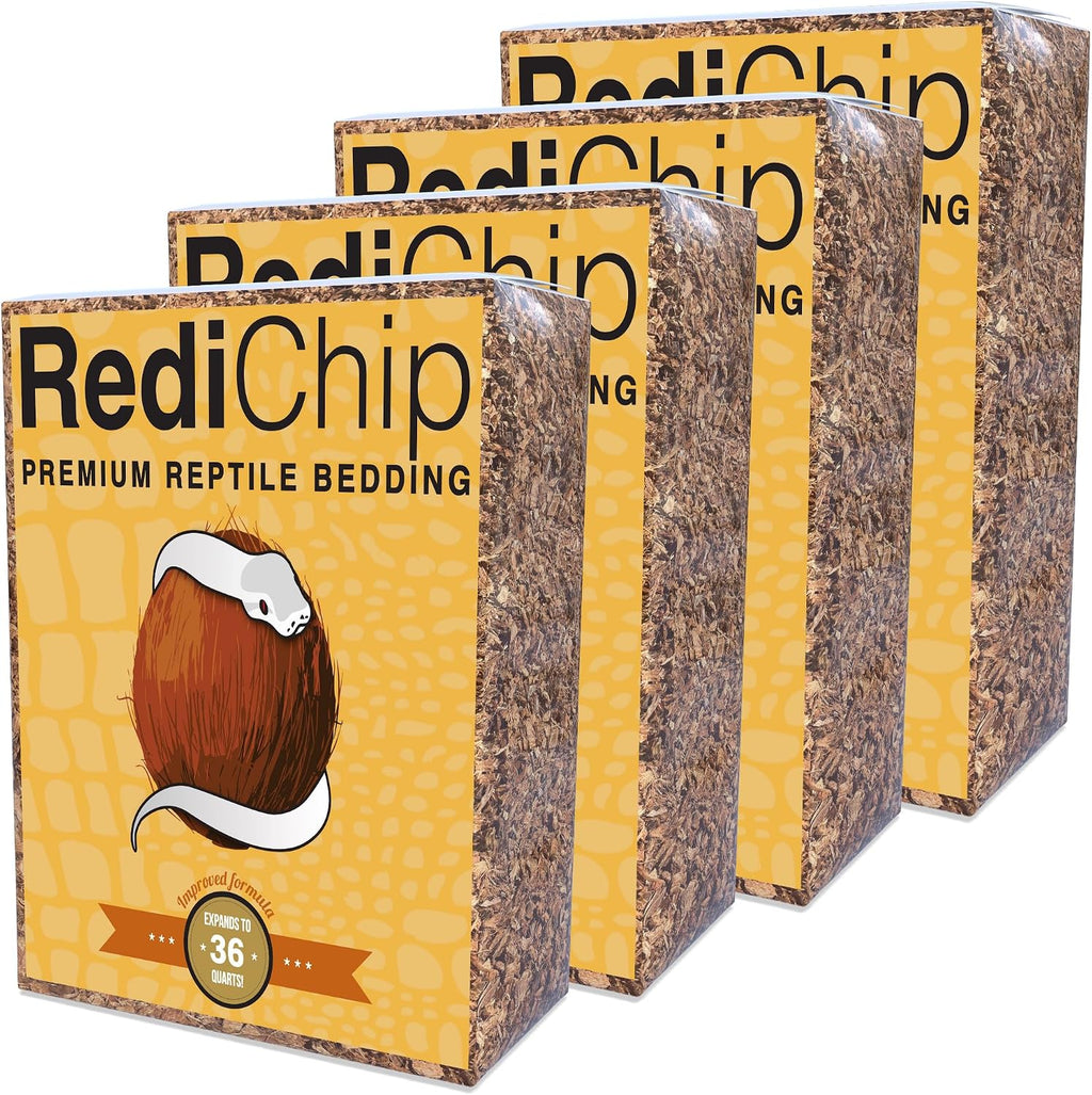 RediChip Reptile Bedding Loose Medium Coconut Chip Substrate 12 Quart Coco Husk Mulch for Snake and Gecko Habitat, Ball Python Terrarium, Lizard and Turtle Tanks, Tortoise Enclosure - Image 10