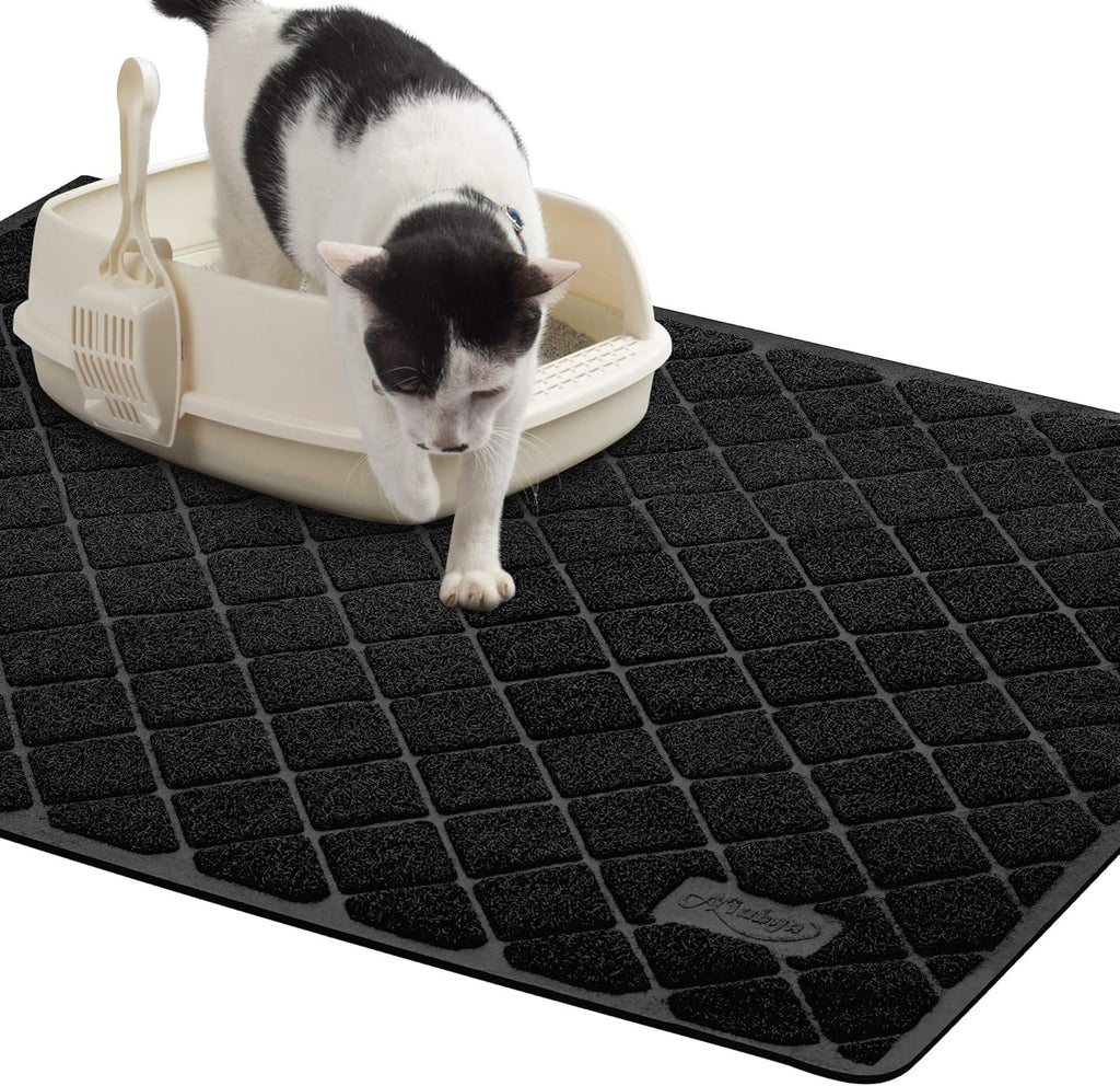 Niubya Premium Cat Litter Mat, Litter Box Mat with Non-Slip and Waterproof Backing, Litter Trapping Mat Soft on Kitty Paws and Easy to Clean, Cat Mat Traps Litter from Box - Image 12