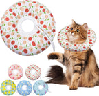 Seyezo Cat Cone Collar Soft, Adjustable Cat Recovery Collars Spay Cones to Stop Licking, Cute Donut E Collar After Surgery, Anti-Lick Recovery Elizabethan Collar for Kittens (Donut Pink, Small) - Image 14