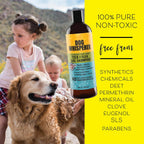 USA imported YAYA Organics dog shampoo with coconut castile soap for sensitive skin