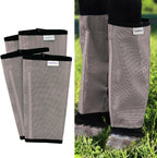 Fine Mesh Fly Boots Loose Fitting & Non-Slip Horse Fly Leggings No More Horsefly Nuisance Greatly Reduce Stomping Breathable with Natural Air Flow (Set of 4) - Image 15