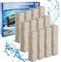 Cunina ammonia reducer filter pads 12 count pack front view showcasing aquarium filtration media.