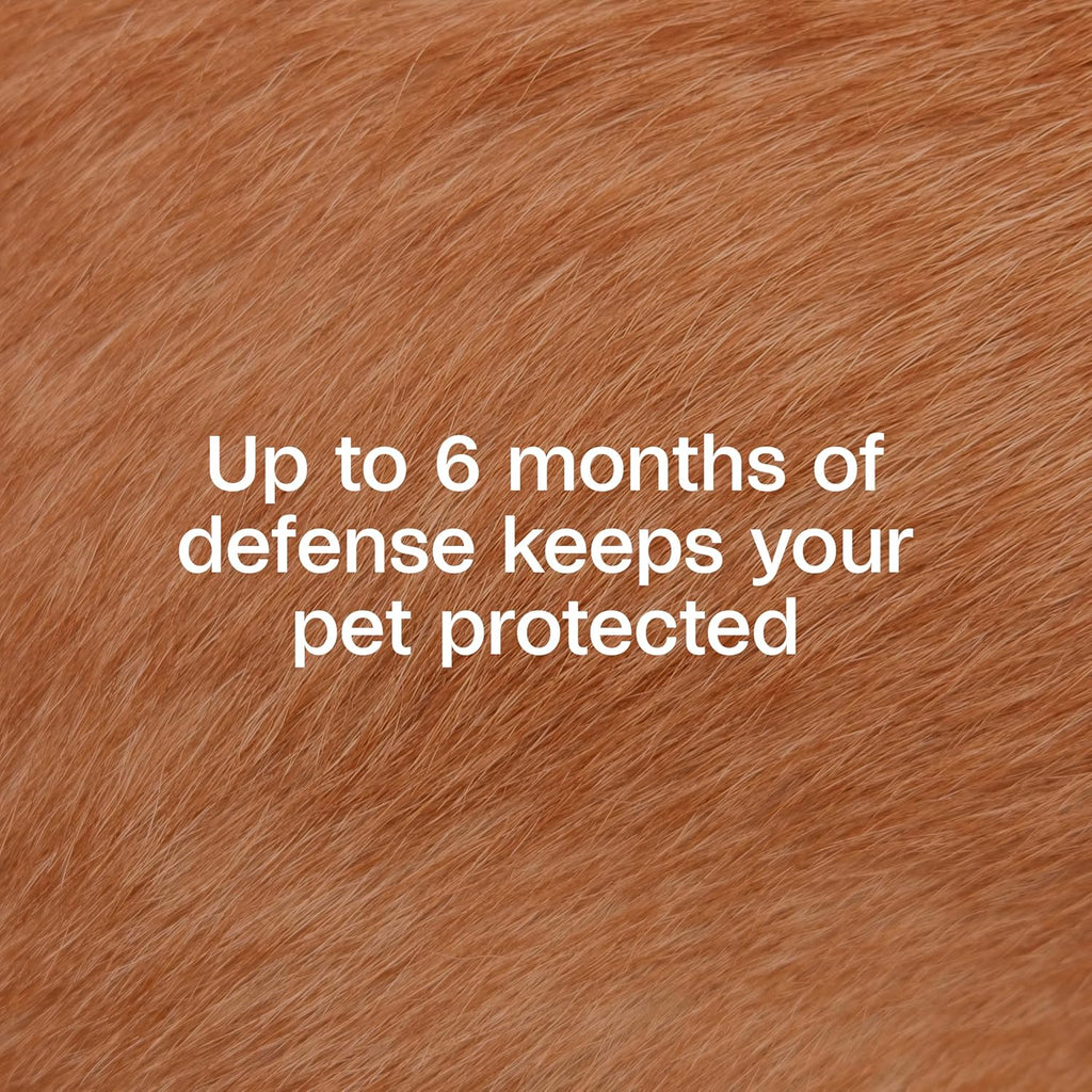 Water-resistant Adams flea collar packaging detail