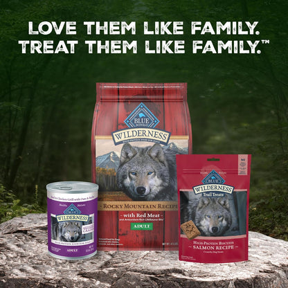 Blue Buffalo Wilderness Trail Treats Salmon Crunchy Dog Biscuits, Grain-Free & High-Protein, Bite-Sized Training Treats Made with Real Salmon & Natural Ingredients, 24-oz Bag - Image 9