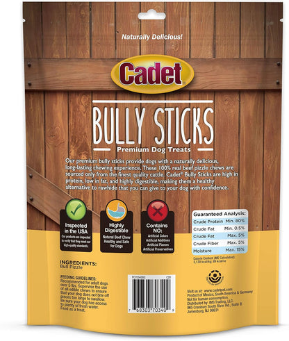 Cadet Bully Sticks for Small Dogs, All-Natural Beef Pizzle, Rawhide-Free Long-Lasting Dog Chews for Aggressive Chewers, 1 Pound - Image 11