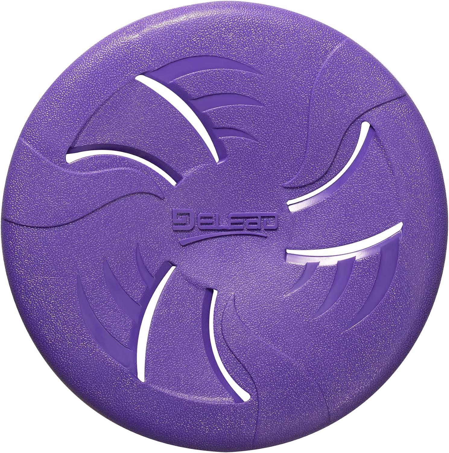 Indestructible Dog Flying Disc, Interactive Dog Flyer Toys, Soft Lightweight Catch and Fetch Toys for Medium Large Dogs, Floats in Water & Safe on Teeth, 9 inch (Large, Purple) - Image 10