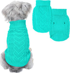 Dog Sweaters for Small Dogs Knit Small Dog Sweater Warm Winter Dog Clothes Girl Turtleneck Puppy Sweater Sleeveless Chihuahua Clothes for Cold Weather Solid Stretchy Pet Cat Outfit (Rose, S) - Image 10