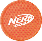Dog playing with red Nerf Dog nylon fetch toy