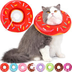 Hpetppy Cat Cone Collar Soft, Cat Recovery Collar for Wound Healing Cute Donut Adjustable Kitten Cones to Stop Licking Comfortable Lightweight Neck Elizabethan Collars for Kittens After Surgery - Image 15