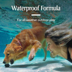 Waterproof dog tick treatment liquid tubes close up view