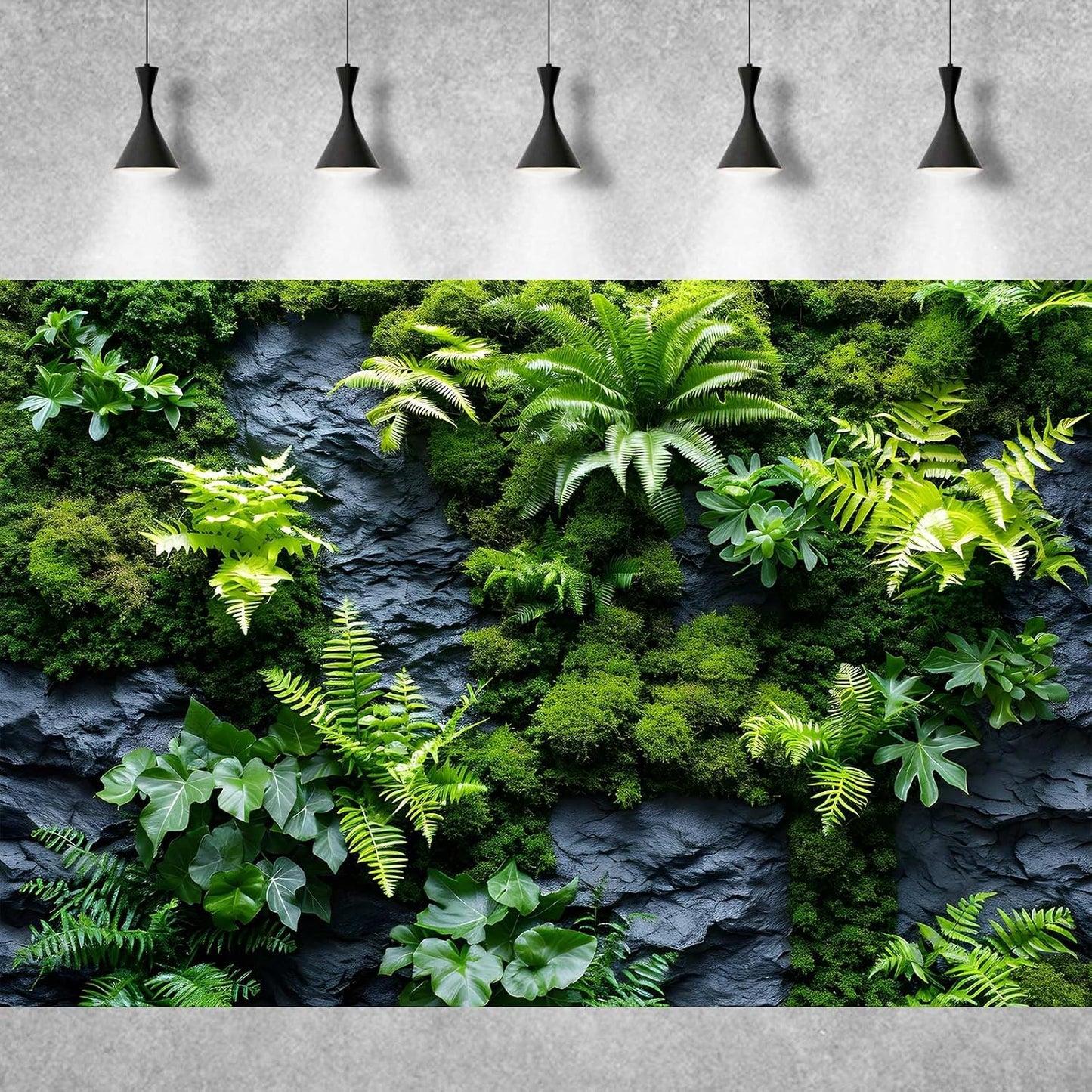 OHIOCATII 24x16 inches vinyl terrarium background under bright habitat lighting.