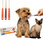 CGO silicone pet toothbrush ergonomic handle design
