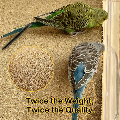 S&X Gravel Paper for Bird Cage 30-Pack 15" x 9.5" Bird Cage Liners Disposable for Enhanced Hygiene and Bird Health - Image 6