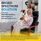 Side profile of Tresaderm topical solution container