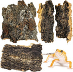 VCEPJH Natural Cork Bark Flats front view showcasing natural wood texture for terrariums.