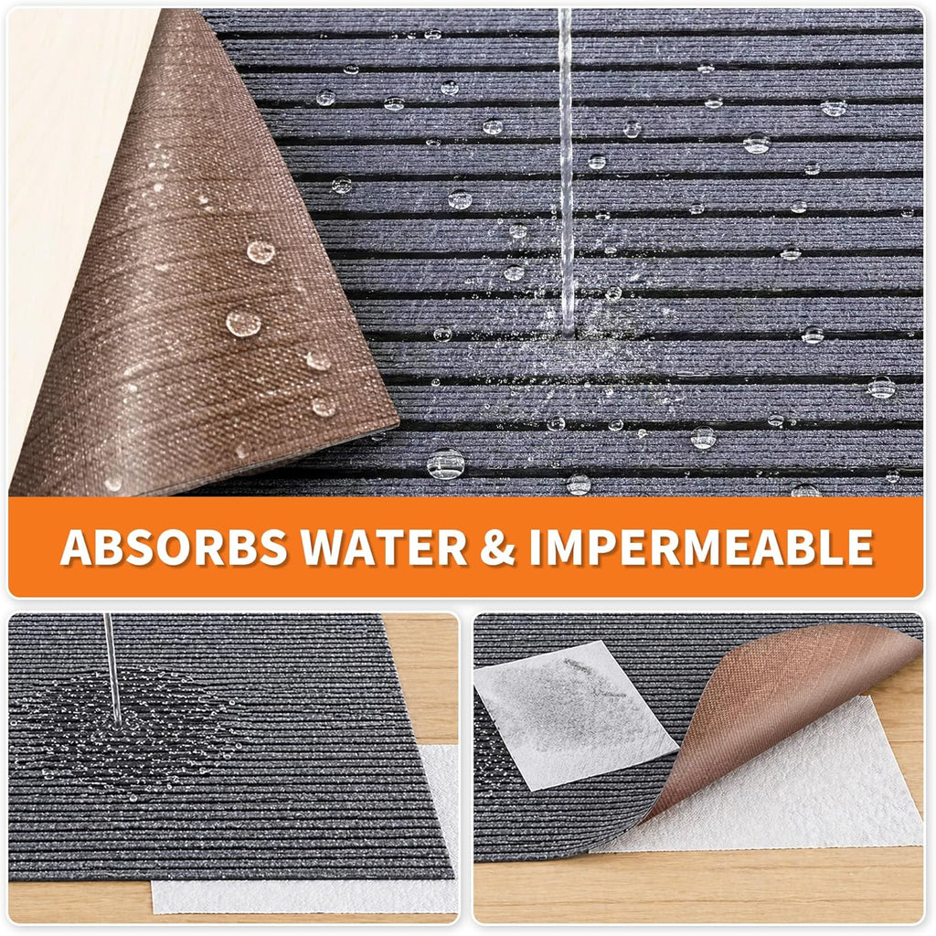 Close up of non-slip rubber base on Tempoak pet mat