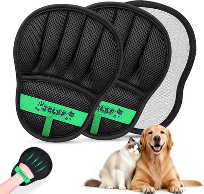Upgraded Pet Hair Removal Glove for Dogs & Cats, Electrostatic Five-Finger Hair Remover for Furniture, Couch, Carpet, Clothing& Car Seat, 1Pcs Reusable Magic Brush Pet Hair Remover Tool (Black) - Image 9