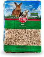Kaytee bedding bag showing 52.4 liter capacity label