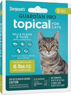 Sergeant's Guardian Pro Flea & Tick Squeeze On Topical Cats 6lbs and Over., 3 Count - Image 11