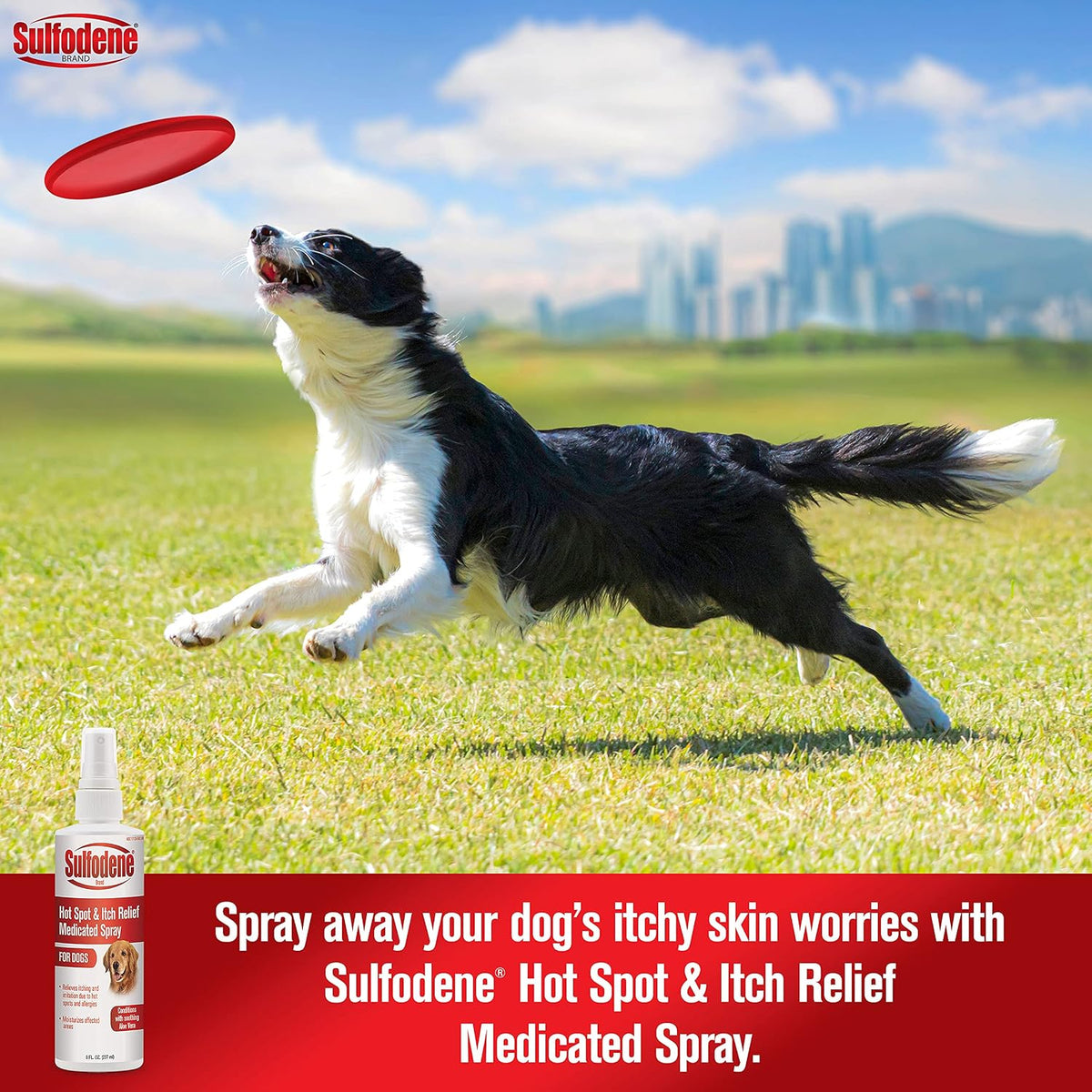 Sulfodene canine skin allergy relief spray nozzle detail