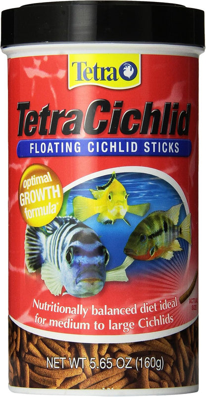 TetraCichlid fish Floating Cichlid Pellets 6 Ounces, Nutritionally Balanced Diet (77063) - Image 9