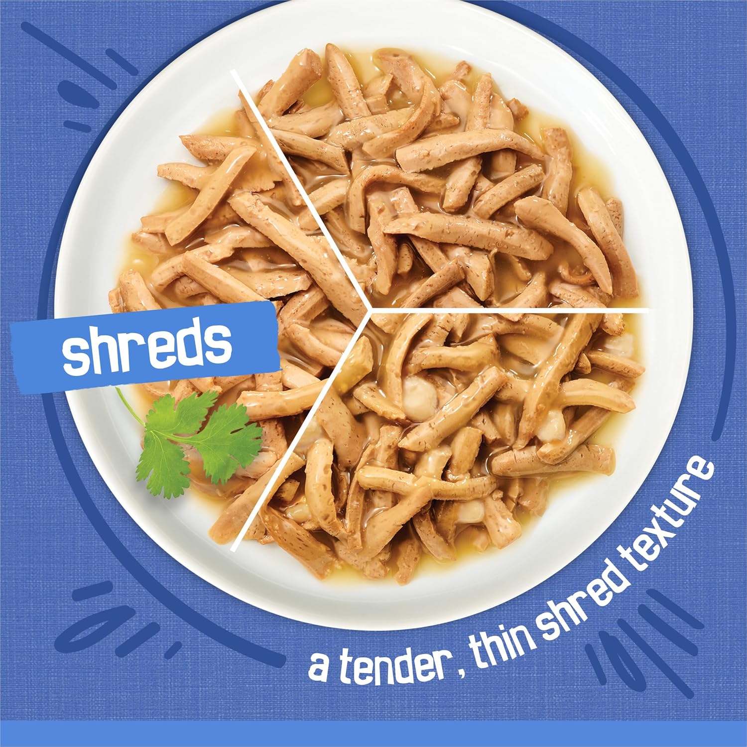 Purina Friskies shreds beef in gravy can top view
