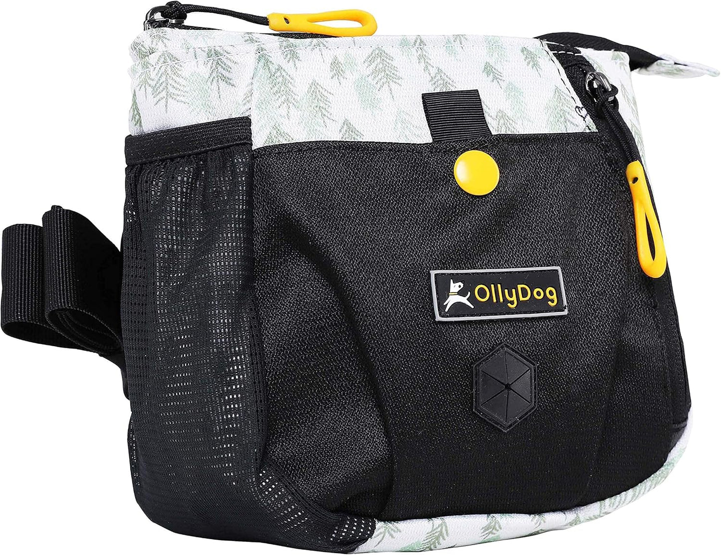OllyDog Backcountry Day Bag | Hands-Free Dog Training Treat Pouch | Fanny/Hip Pack with Zipper Closure & Built-in Poop Bag Dispenser | Removable Waist Clip (Raven S'25) - Image 12